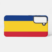 Samsung Galaxy S21 Hoesje Vlag van Roemenië (Achterkant horizontaal)