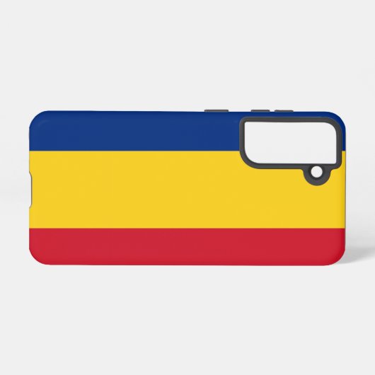 Samsung Galaxy S21 Hoesje Vlag van Roemenië (Achterkant horizontaal)