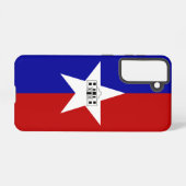 Samsung Galaxy S21 Hoesje Vlag van San Antonio (Achterkant horizontaal)