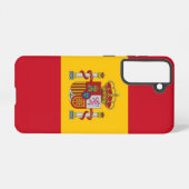 Samsung Galaxy S21 Hoesje Vlag van Spanje (Achterkant horizontaal)