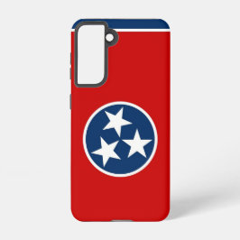 Samsung Galaxy S21 Hoesje Vlag van Tennessee