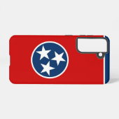 Samsung Galaxy S21 Hoesje Vlag van Tennessee (Achterkant horizontaal)