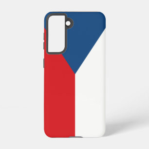 Samsung Galaxy S21 Hoesje Vlag van Tsjechië