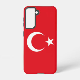 Samsung Galaxy S21 Hoesje Vlag van Turkije