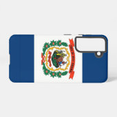 Samsung Galaxy S21 Hoesje Vlag van West Virginia (Achterkant horizontaal)
