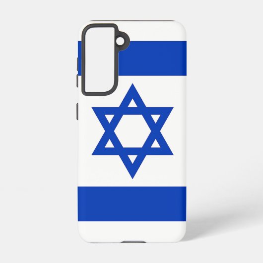 Samsung Galaxy S21 Hoesjes vlag van Israël Samsung Galaxy Hoesje (Achterkant)