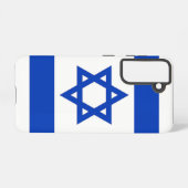 Samsung Galaxy S21 Hoesjes vlag van Israël Samsung Galaxy Hoesje (Achterkant horizontaal)