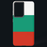Samsung Galaxy S21 Plus Bulgaarse Hoesje Samsung Galaxy Hoesje<br><div class="desc">Transformeer uw Samsung Galaxy S21 Plus met onze exclusieve telefoonhoes met de Bulgaarse vlag! Deze telefoonhoes is vervaardigd met nauwgezette aandacht voor detail en toont met trots het iconische ontwerp van de Bulgaarse vlag. De vlag toont drie horizontale banden van wit, groen en rood, met het nationale wapen aan de...</div>