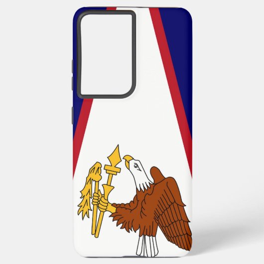 Samsung Galaxy S21 Plus Hoesje American Samoa flag (Achterkant)