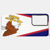Samsung Galaxy S21 Plus Hoesje American Samoa flag (Achterkant horizontaal)