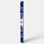 Samsung Galaxy S21 Plus Hoesje blauw wit kleuren Samsung Galaxy Hoesje (Linkerkant)