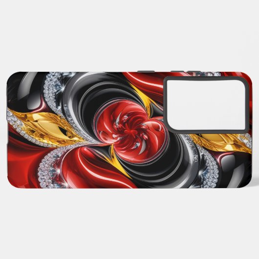 Samsung Galaxy S21 Plus Hoesje Duitse kleuren Samsung Galaxy Hoesje (Achterkant horizontaal)