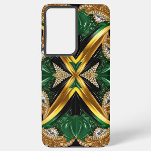 Samsung Galaxy S21 Plus Hoesje Jamaicaanse kleuren