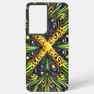 Samsung Galaxy S21 Plus Hoesje Jamaicaanse kleuren