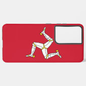 Samsung Galaxy S21 Plus Hoesje Man vlag Samsung Galaxy Hoesje (Achterkant horizontaal)