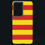 Samsung Galaxy S21 Plus Hoesje van Catalonië<br><div class="desc">Voeg een vleugje Catalaanse trots toe aan uw dagelijkse benodigdheden met ons exclusieve Samsung Galaxy S21 Plus-hoesje met de vlag van Catalonië! Deze telefoonhoes is gemaakt met nauwgezette aandacht voor detail en is meer dan alleen een functioneel item; het is een viering van het erfgoed en de culturele trots van...</div>
