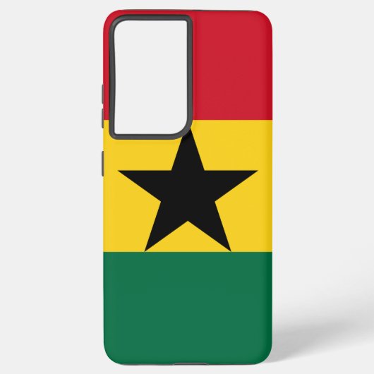 Samsung Galaxy S21 Plus Hoesje van Ghana (Achterkant)