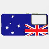Samsung Galaxy S21 Plus Hoesje vlag van Australië (Achterkant horizontaal)