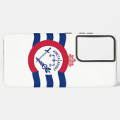 Samsung Galaxy S21 Plus Hoesje Vlag van Cincinnati (Achterkant horizontaal)