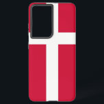 Samsung Galaxy S21 Plus Hoesje vlag van Denemarken Samsung Galaxy Hoesje<br><div class="desc">Voeg een vleugje Deens erfgoed en elegantie toe aan uw Samsung Galaxy S21 Plus met onze exclusieve telefoonhoes met de Deense vlag! Deze telefoonhoes is vervaardigd met nauwgezette aandacht voor detail en toont met trots het iconische ontwerp van de Deense vlag, met een rode achtergrond met een wit Scandinavisch kruis....</div>