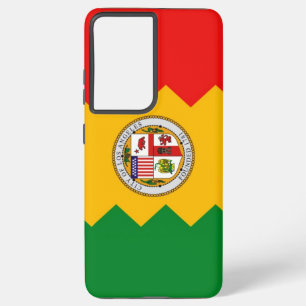 Samsung Galaxy S21 Plus Hoesje vlag van Los Angele