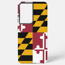 Samsung Galaxy S21 Plus Hoesje Vlag van Maryland