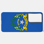 Samsung Galaxy S21 Plus Hoesje Vlag van Nevada (Achterkant horizontaal)
