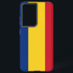 Samsung Galaxy S21 Plus Hoesje vlag van Roemenië<br><div class="desc">Voeg een vleugje Roemeense trots toe aan je telefoon met onze Samsung Galaxy S21 Plus-hoes met de vlag van Roemenië! Deze telefoonhoes is gemaakt met aandacht voor detail en viert het Roemeense erfgoed en de culturele identiteit. Het ontwerp toont met trots de iconische kleuren en het embleem van de Roemeense...</div>