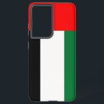 Samsung Galaxy S21 Plus Hoesje vlag van U A E Samsung Galaxy Hoesje<br><div class="desc">Introductie van onze Samsung Galaxy S21 Plus cover met de vlag van de Verenigde Arabische Emiraten (VAE), ontworpen om bescherming te combineren met een viering van het erfgoed van de Emiraten! Deze cover, die met veel aandacht voor details is vervaardigd, toont trots de vlag van de VAE en symboliseert de...</div>