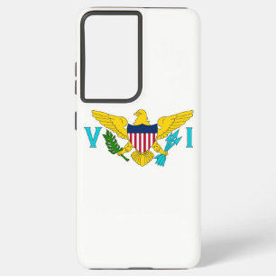 Samsung Galaxy S21 Plus Hoesje vlag van Virgin Isl