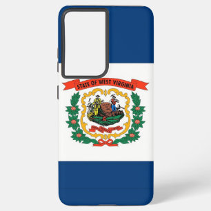 Samsung Galaxy S21 Plus Hoesje vlag van West Virgi