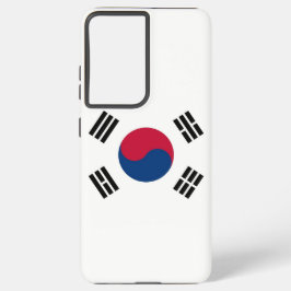 Samsung Galaxy S21 Plus Hoesje vlag van Zuid-Korea