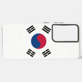 Samsung Galaxy S21 Plus Hoesje vlag van Zuid-Korea (Achterkant horizontaal)