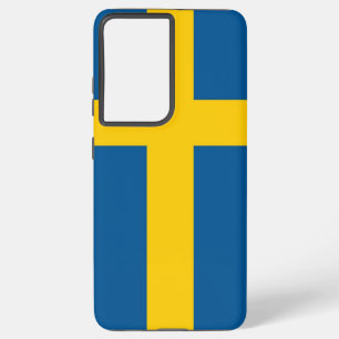 Samsung Galaxy S21 Plus Hoesje vlag van Zweden