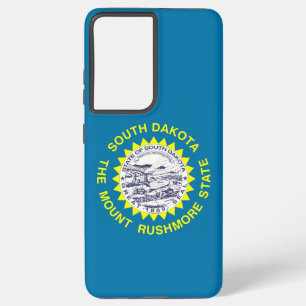 Samsung Galaxy S21 Plus Hoesje Zuid-Dakota vlag