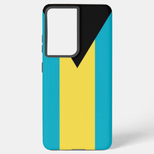 Samsung Galaxy S21 Plus Hoesjes vlag van Bahama's Hoesje