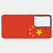 Samsung Galaxy S21 Plus Hoesjes vlag van China Samsung Galaxy Hoesje (Achterkant horizontaal)