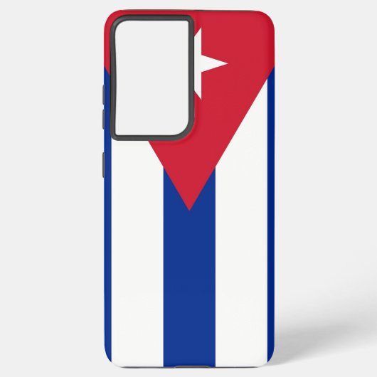 Samsung Galaxy S21 Plus Hoesjes vlag van Cuba Hoesje (Achterkant)