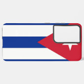 Samsung Galaxy S21 Plus Hoesjes vlag van Cuba Hoesje (Achterkant horizontaal)
