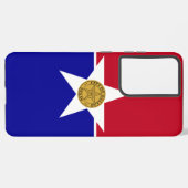 Samsung Galaxy S21 Plus Hoesjes vlag van Dallas Hoesje (Achterkant horizontaal)