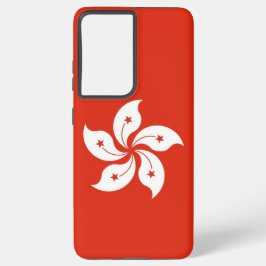 Samsung Galaxy S21 Plus Hoesjes vlag van Hong Kong Hoesje