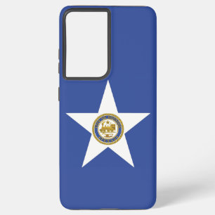 Samsung Galaxy S21 Plus Hoesjes vlag van Houston Hoesje