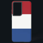 Samsung Galaxy S21 Plus Hoesjes vlag van Nederland Samsung Galaxy Hoesje<br><div class="desc">Introductie van onze Samsung Galaxy S21 Plus cover met de Nederlandse vlag, ontworpen om bescherming te combineren met een viering van het Nederlandse erfgoed. Deze cover, die met veel aandacht voor details is vervaardigd, toont trots de iconische driekleur van rood, wit en blauw, die de geschiedenis, cultuur en nationale identiteit...</div>
