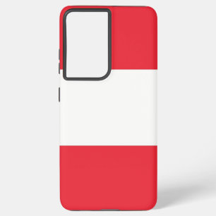 Samsung Galaxy S21 Plus Hoesjes vlag van Oostenrij Hoesje