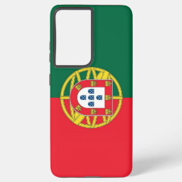 Samsung Galaxy S21 Plus Hoesjes vlag van Portugal Hoesje