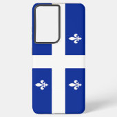 Samsung Galaxy S21 Plus Hoesjes vlag van Quebec Samsung Galaxy Hoesje (Achterkant)
