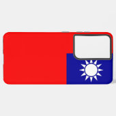 Samsung Galaxy S21 Plus Hoesjes vlag van Taiwan Hoesje (Achterkant horizontaal)
