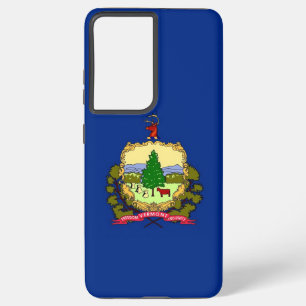 Samsung Galaxy S21 Plus Hoesjes vlag van Vermont Hoesje