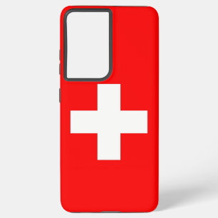 Samsung Galaxy S21 Plus Hoesjes vlag van Zwitserla Hoesje