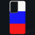 Samsung Galaxy S21 Plus Russische Hoesje Samsung Galaxy Hoesje<br><div class="desc">Elegant en stijlvol Samsung Galaxy S21 Plus Hoesje met vlag van Rusland. Dit product is aanpasbaar.</div>